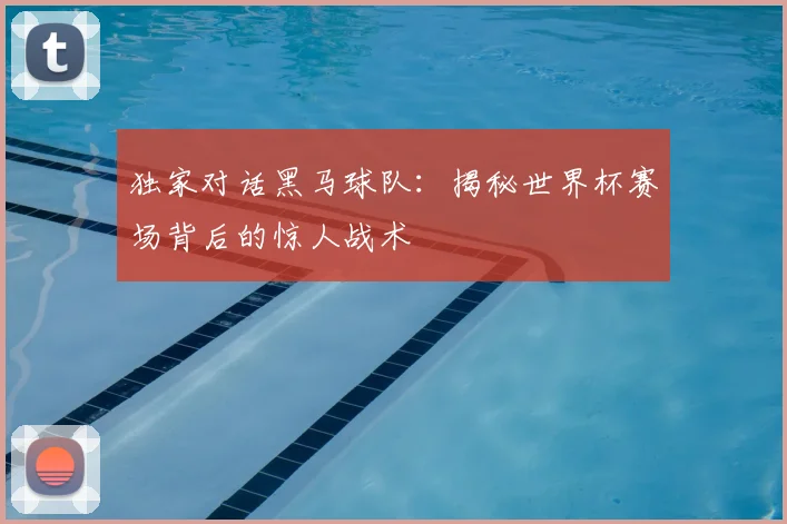 独家对话黑马球队：揭秘世界杯赛场背后的惊人战术